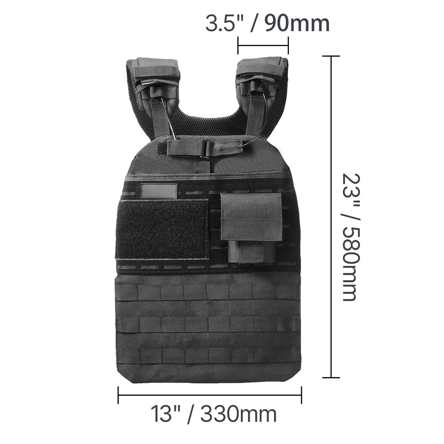 Weighted Vest, 40lb Weight Vest, Adjustable Body Weight Jacket for Men Women, Workout Equipment for Strength and Endurance Training, Running, Jogging, Walking, Fitness, and Weight Loss