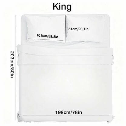 4pcs ultra-soft 85g sheet and pillowcase set, soft solid color, machine washable, suitable for all seasons, Christmas comfortable bedding set, available for single, double, king, and queen beds.