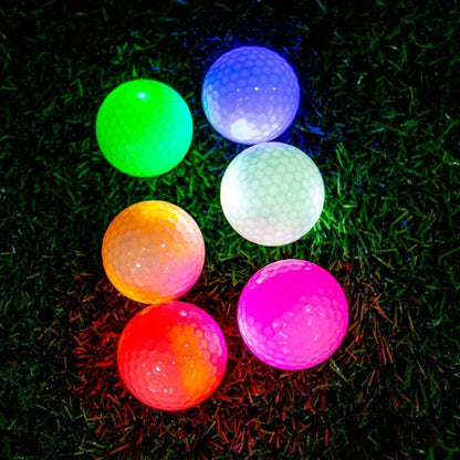 Waterproof Glow In Dark Golf Balls; Luminous Golf Balls; Creative Gift For Men Women Golf Lovers