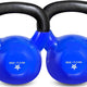 E. 25LB - Dark Blue  Vinyl Coated - Pair