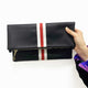 Black: White/Red Stripe