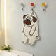 White Floppy-Ear Pug