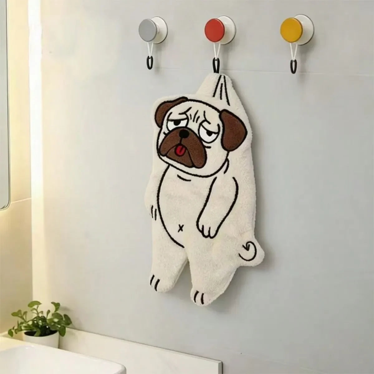 White Floppy-Ear Pug-