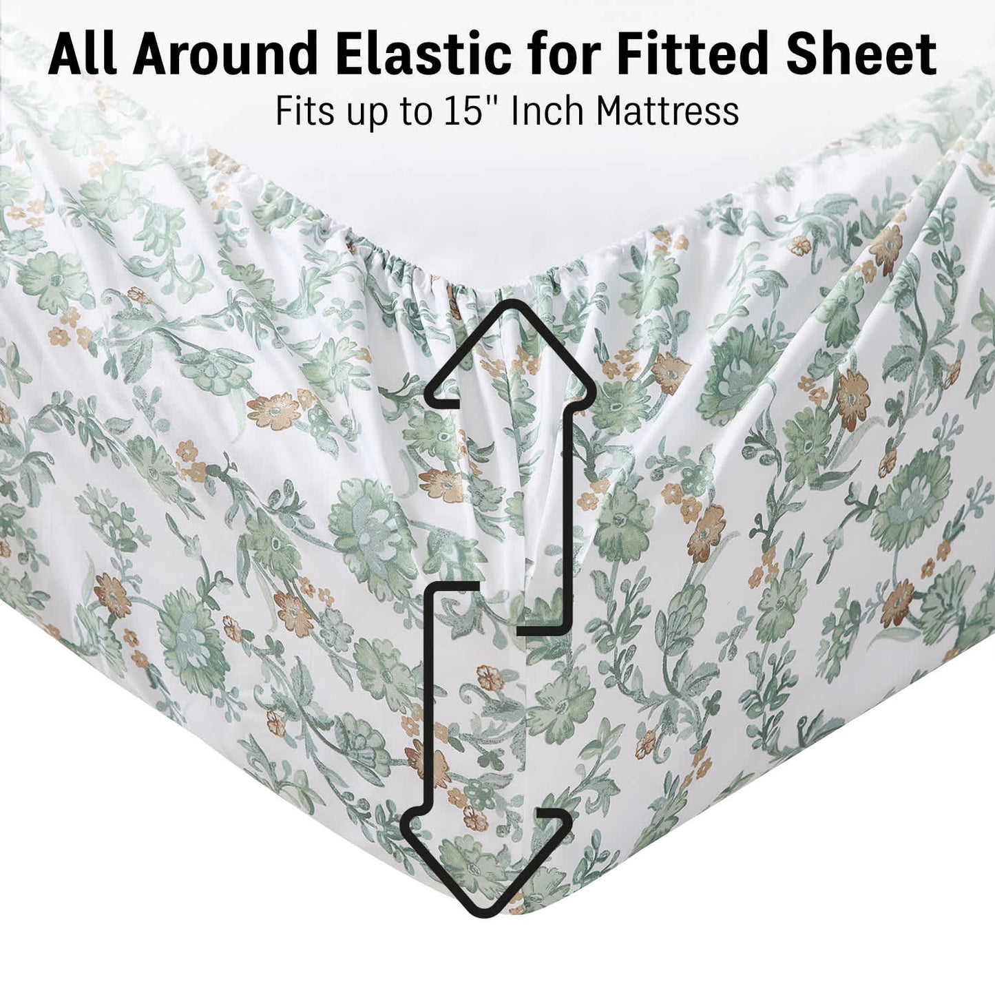 Ditsy Green-