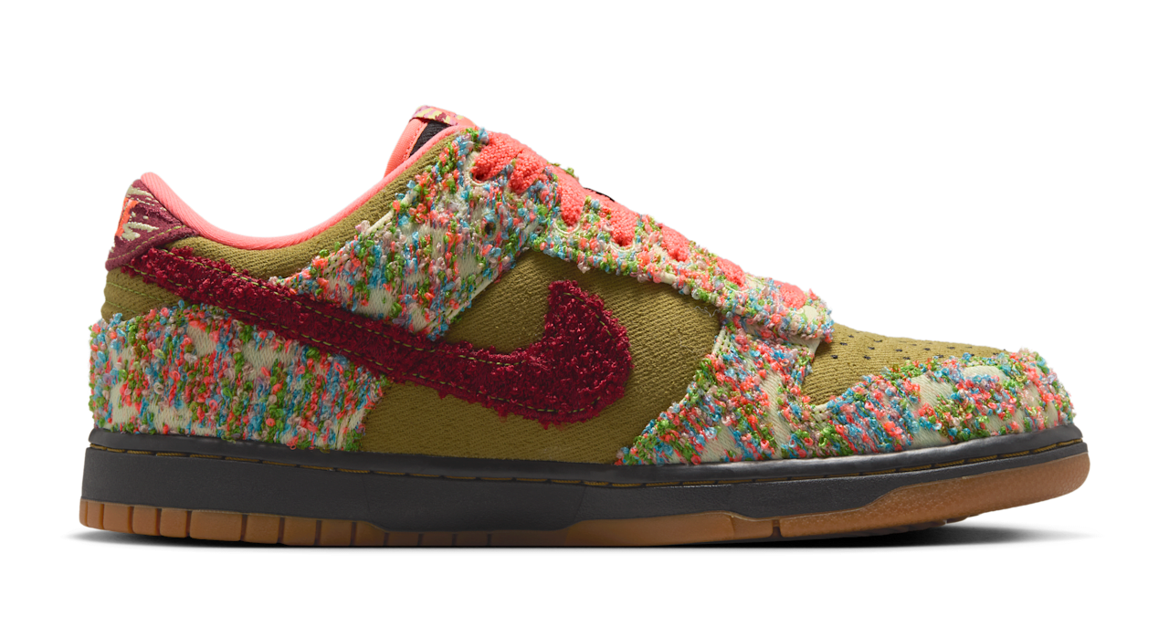 Nike Men's Dunk Low 'Panda-Monium Green Curry Multi-Color' - IB2263-300