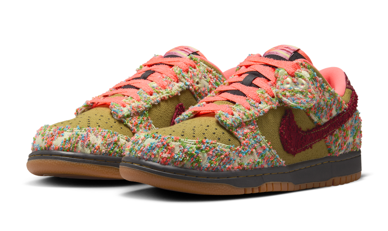 Nike Men's Dunk Low 'Panda-Monium Green Curry Multi-Color' - IB2263-300