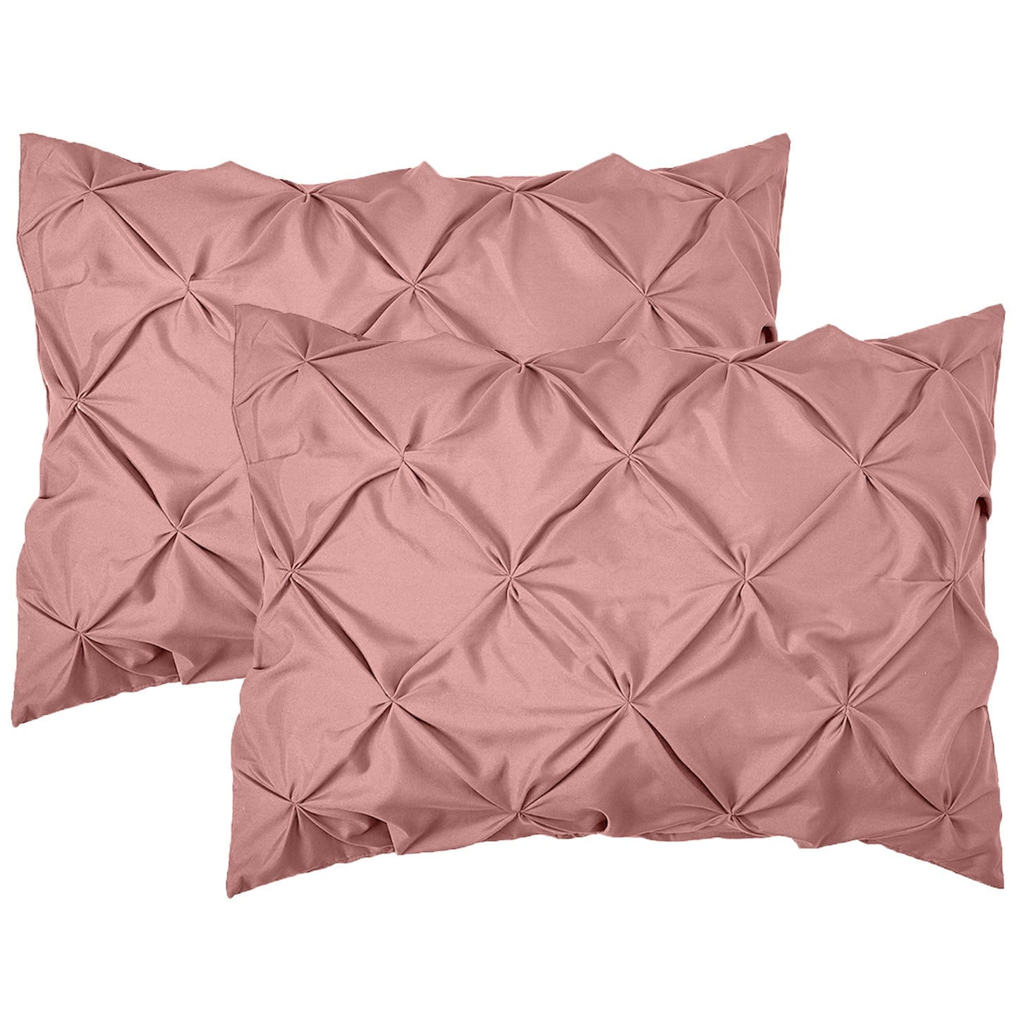 Elegant Comfort 8-Piece Pintuck Pinch Pleated Comforter Set - Includes 4-Piece Sheet Set with Double Sided Storage Pockets