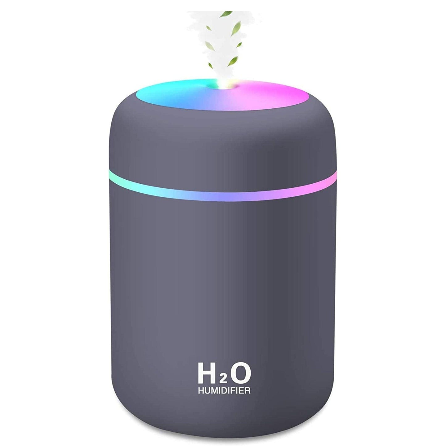 KENRO Mini Portable 300ml Cool Mist Personal USB Humidifier - White