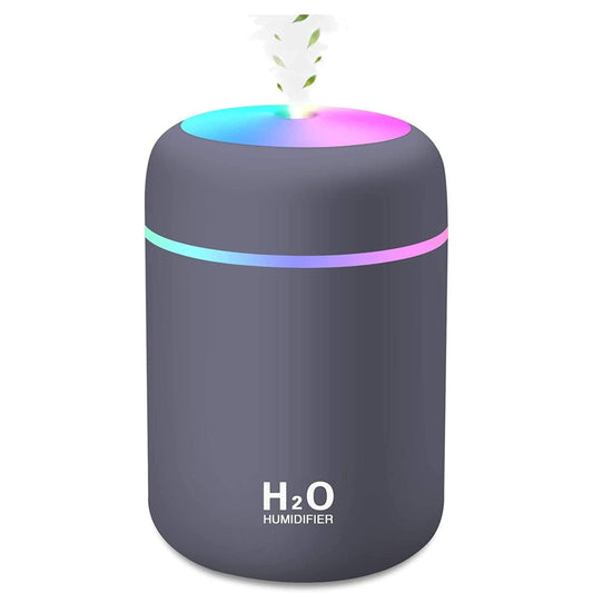 KENRO Mini Portable 300ml Cool Mist Personal USB Humidifier - White