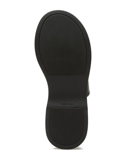 1 Black leather-