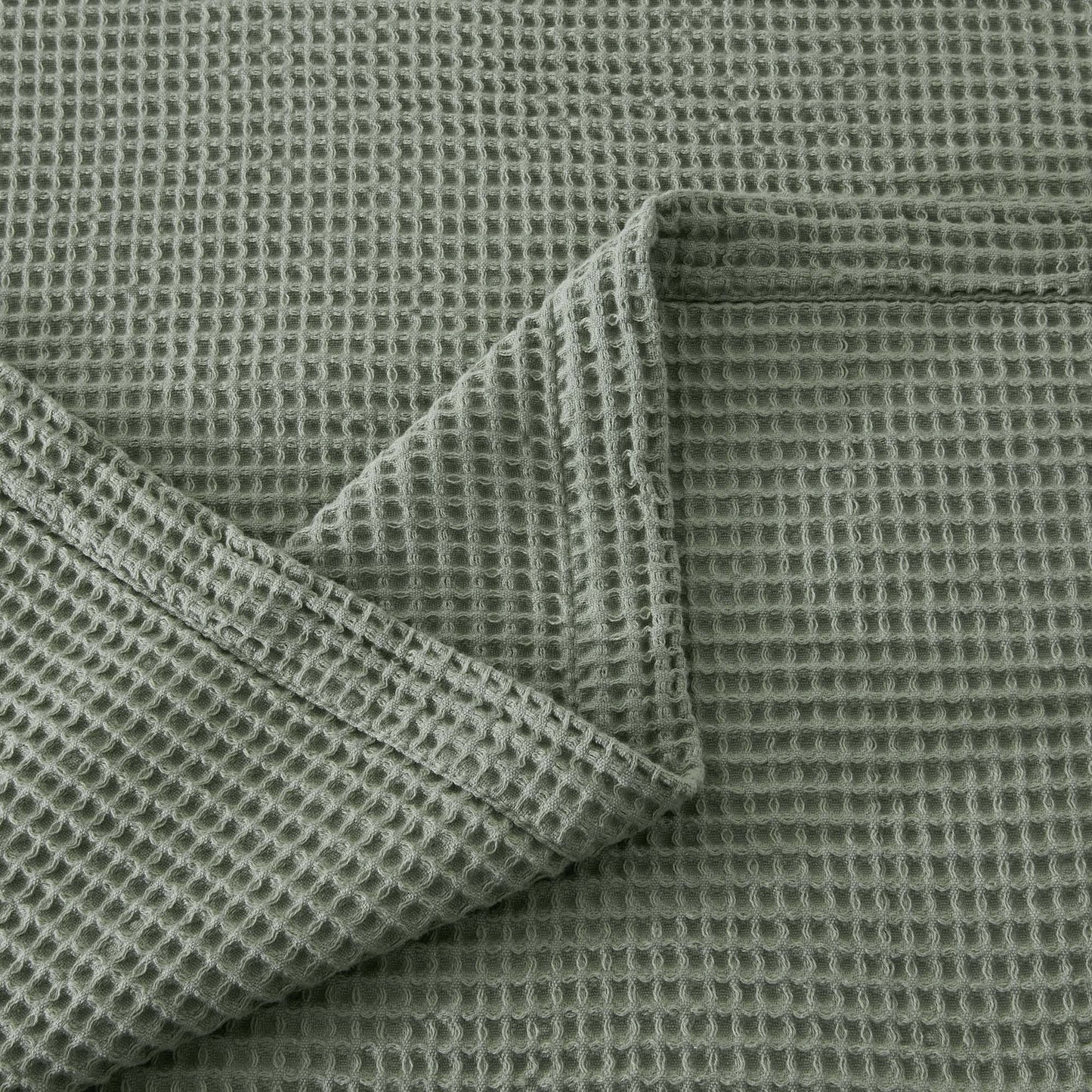 Patina Vie Maison 100% Cotton All-Season Waffle Weave Knit Throw Blanket
