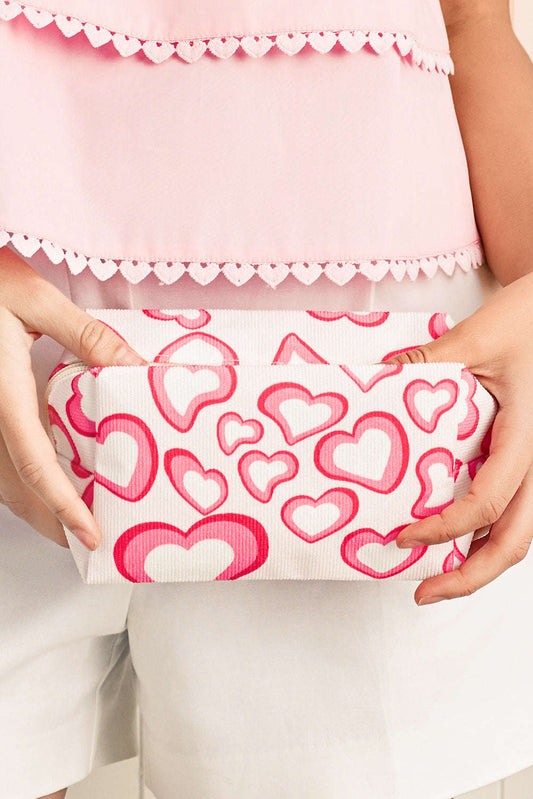 Lea Printed Canvas Cosmetic Bag