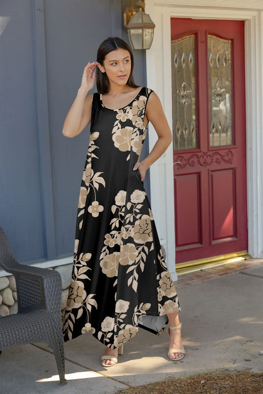 White & Black Brushstroke Print-