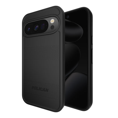 Pelican Protector Google Pixel 10 Pro Xl Case, Rugged Magnetic Phone Case with 16ft Military-Grade Drop Protection - Heavy Duty Phone Cover with Magnets - Black