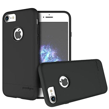 Prodigee [Fit] Black Matte for Iphone 7 (4.7") Protective Cover Stylish Fashionable Slim Slider Two Piece Design Case