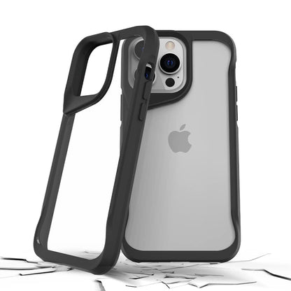 Prodigee Iphone 14 Pro Max Super Hero|Clear Transparent |Black Bumper|Drop Tested|Dual Layer Cover|Shockproof |Scratch Resistant | 6.7 Inch |