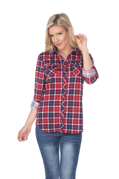 Burgundy Blue-