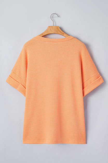 Threaded Pear Xyla Short Sleeve Knit Top