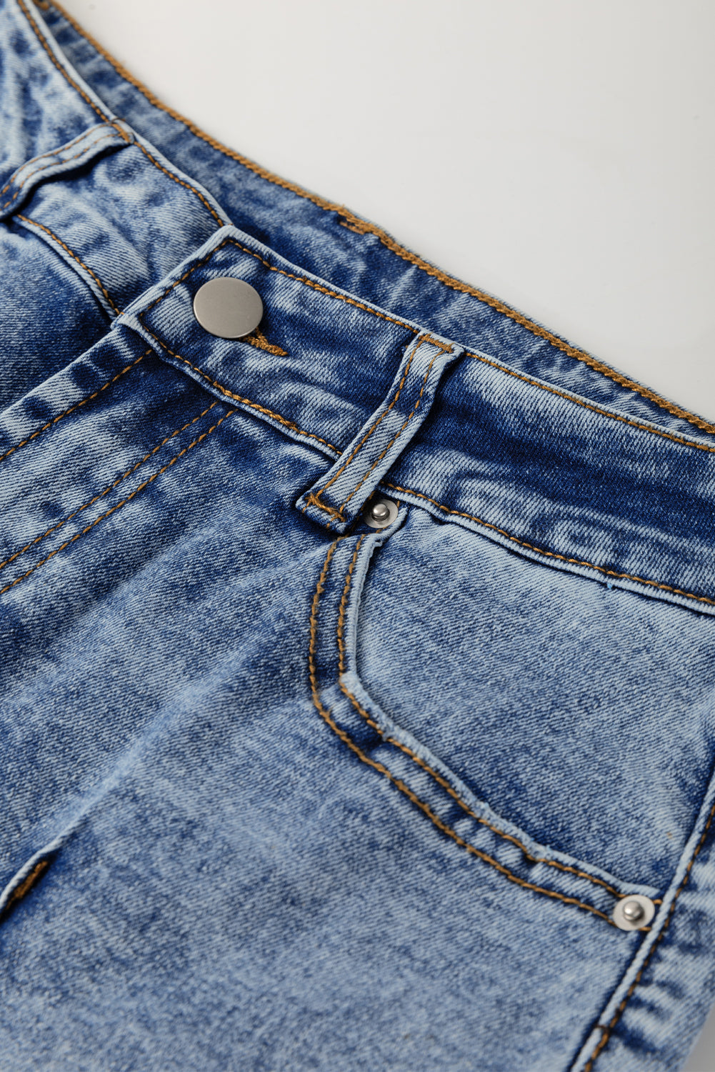 Threaded Pear Aria Straight High Waist Jeans