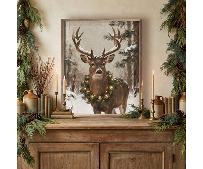 Kendrick Home Whitetail Holiday Deer Portrait