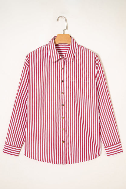 Threaded Pear Mariah Side Slit Loose Shirt
