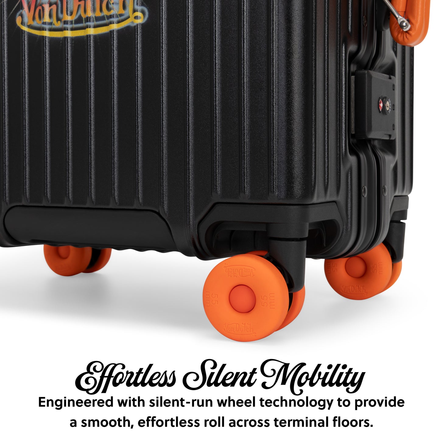 Black with Orange accents-