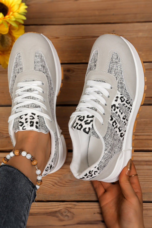 Threaded Pear Rosalia Detail Lace Up Sneakers