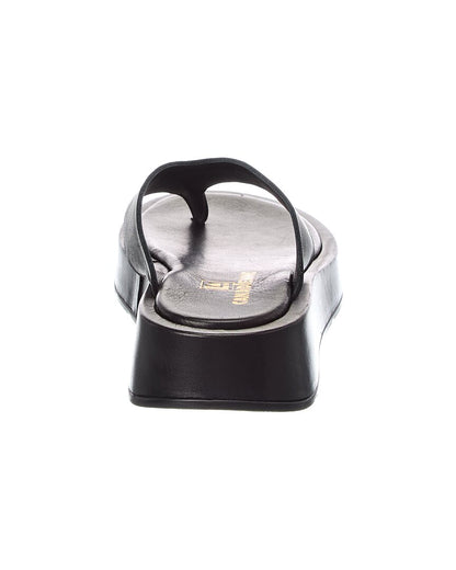 1 Black leather-
