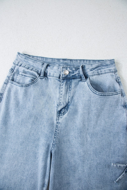 Threaded Pear Maryam Straight Leg Loose Jeans