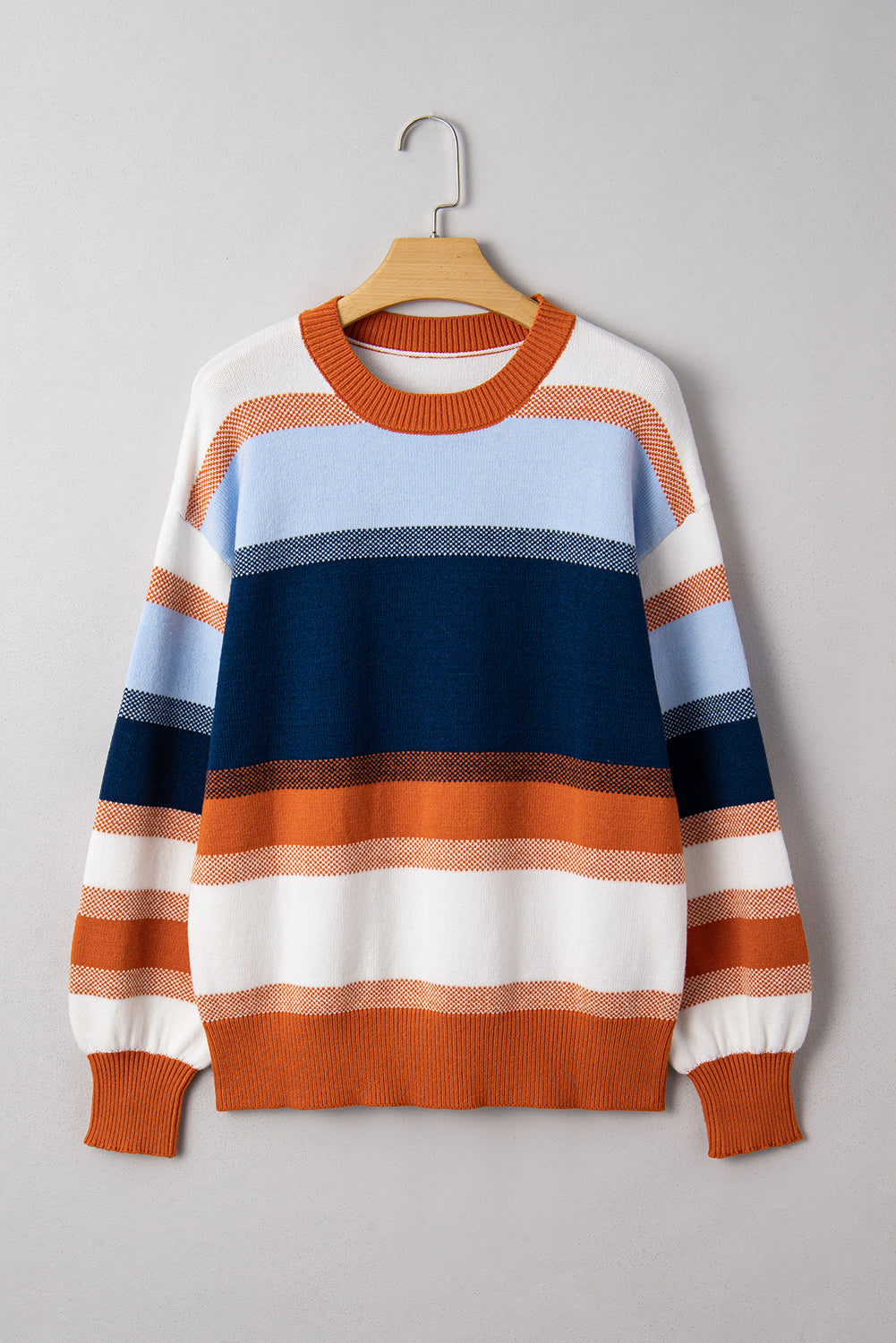 Threaded Pear Olivia Round Neck Tunic Sweater