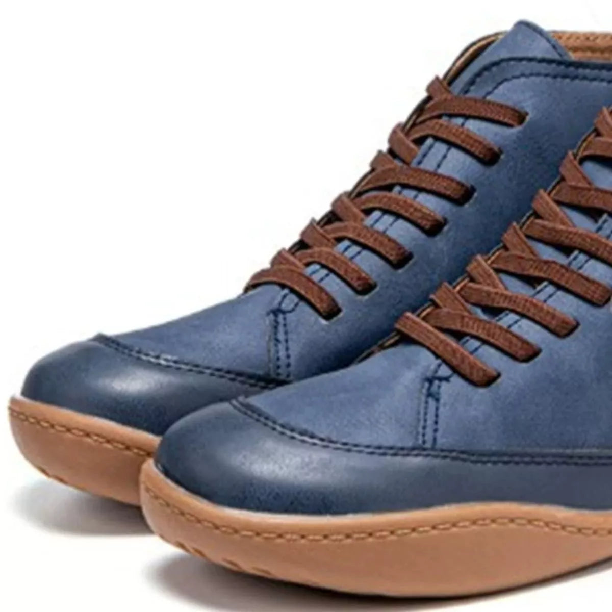 Cat Print Striped Ankle Sneakers