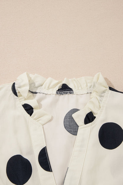 Threaded Pear Jane Short Sleeve Shift Blouse