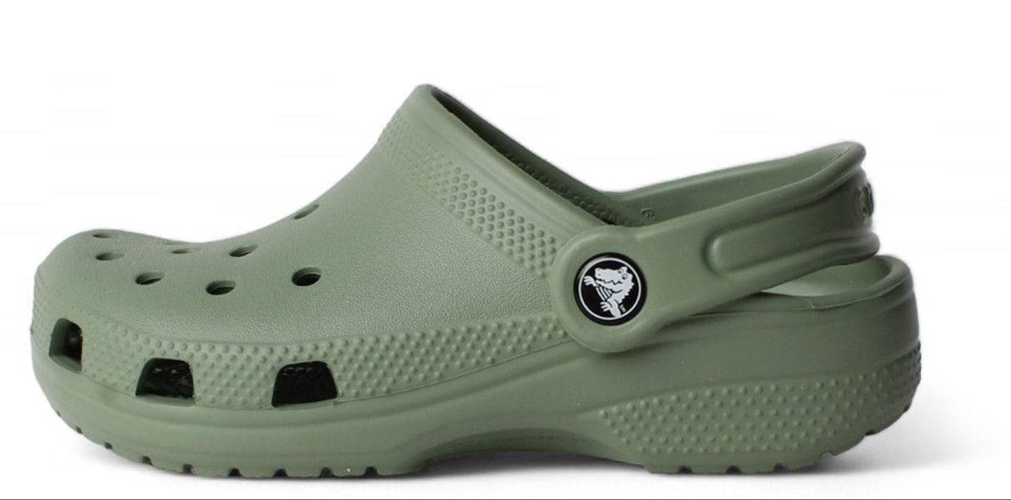 Youth Crocs Classic Clogs - Moss