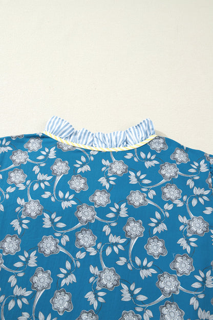 Threaded Pear Meilani Front Ruffle Hem PLUS Dress