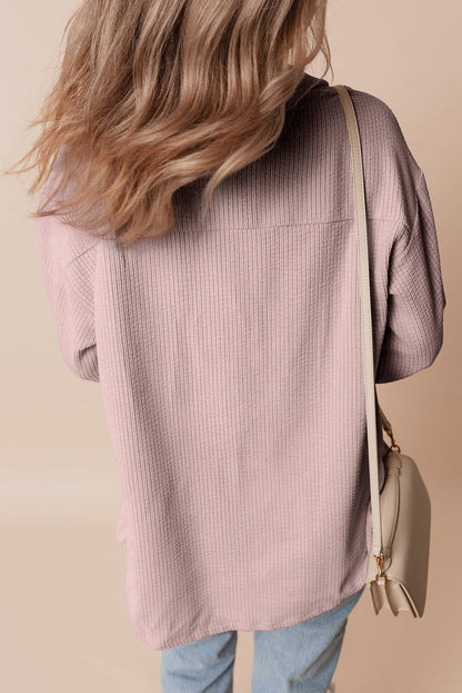 Threaded Pear Eleanor Corduroy Flap Up Shacket