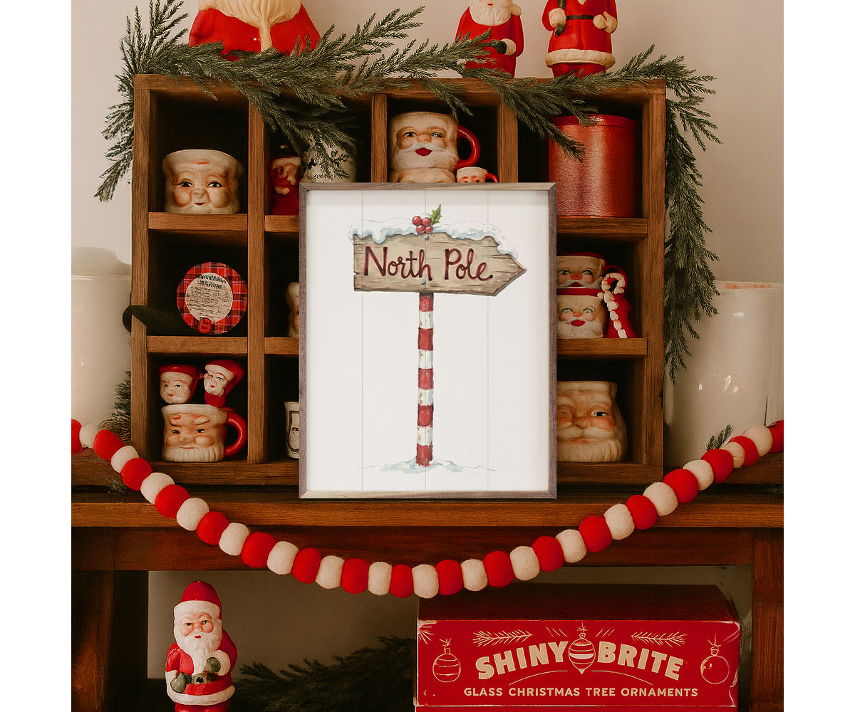Kendrick Home Christmas North Pole Sign