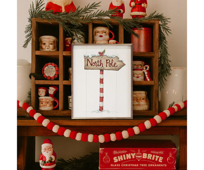 Kendrick Home Christmas North Pole Sign