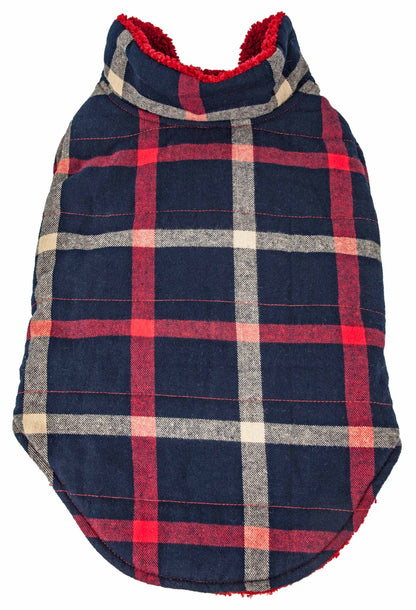 Blue And Red Plaid-
