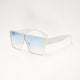 Metal Frame Blue Lens