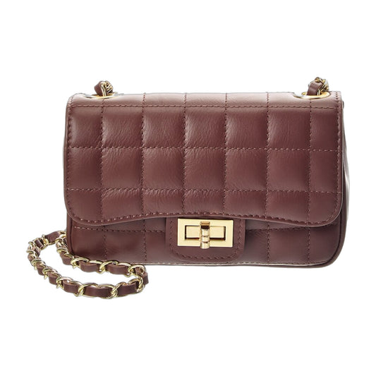 Isabella Rossetti Evelyn Leather Quilted Crossbody