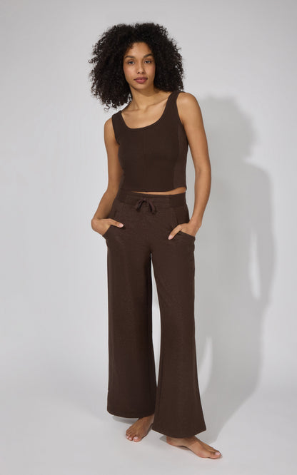 3 PC Baby Fleece Hoodie & Corset Tank & Pant Set