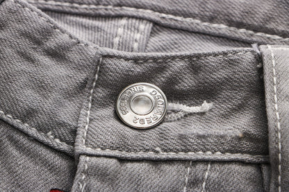 Grey Hong Kong Feng Shui Wash Slag Men's Jeans