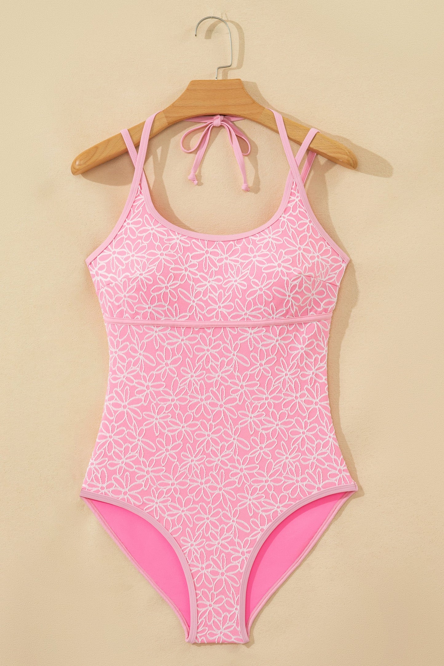 Threaded Pear Virginia Halterneck One Piece Swimsuit