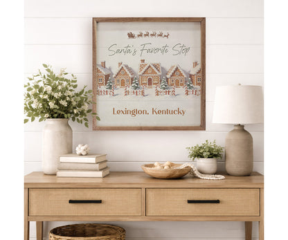 Kendrick Home Santa's Favorite Stop Personalized