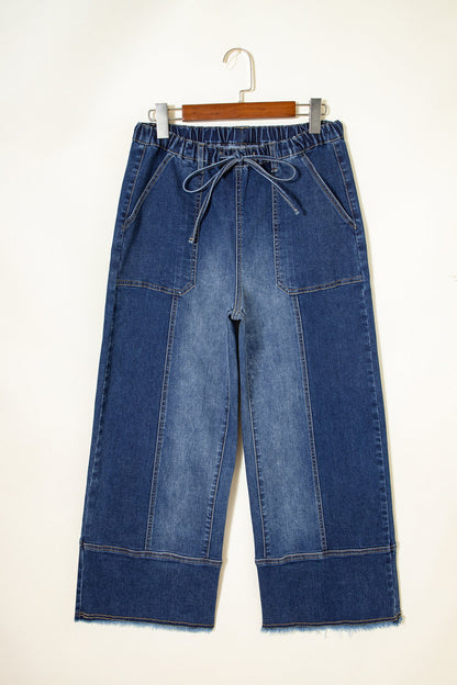 Threaded Pear Aleah Hem Wide Leg Pants