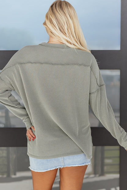 Threaded Pear Juliette Sleeve Loose top Long Sleeve Top