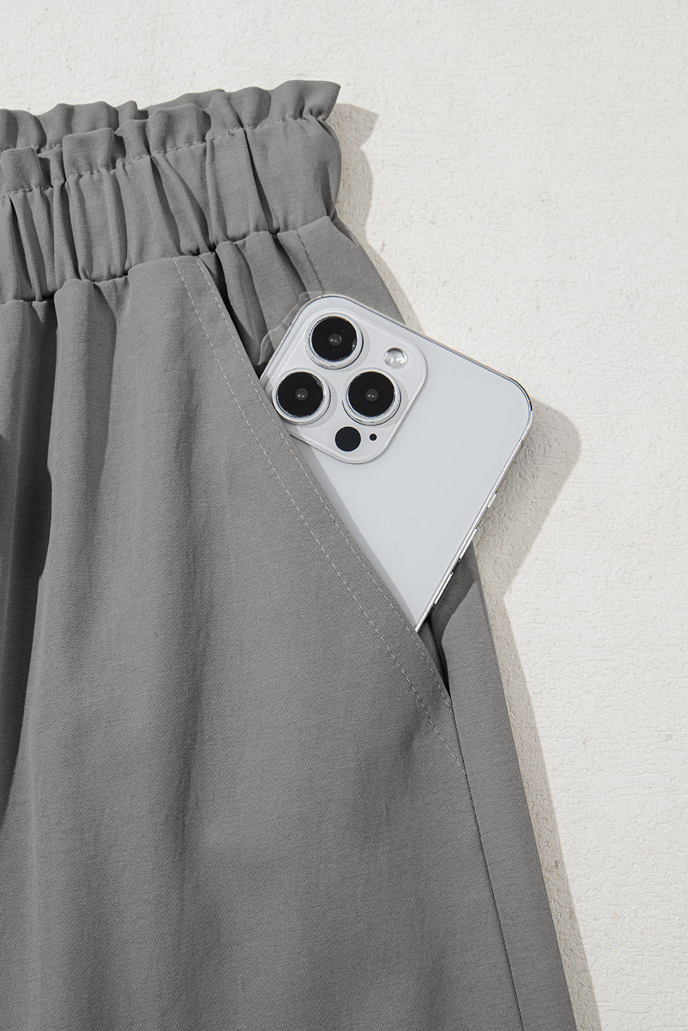 Threaded Pear Gemma Waist Casual Loose Pants