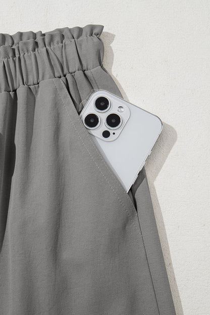 Threaded Pear Gemma Waist Casual Loose Pants