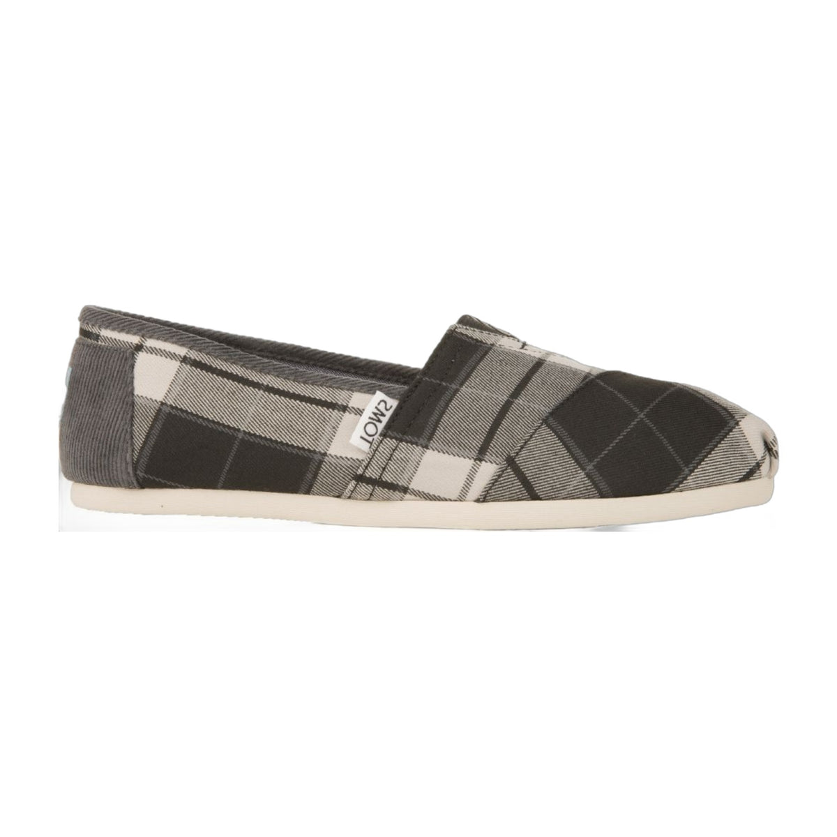 Toms Women's Alpargata - Black White Plaid