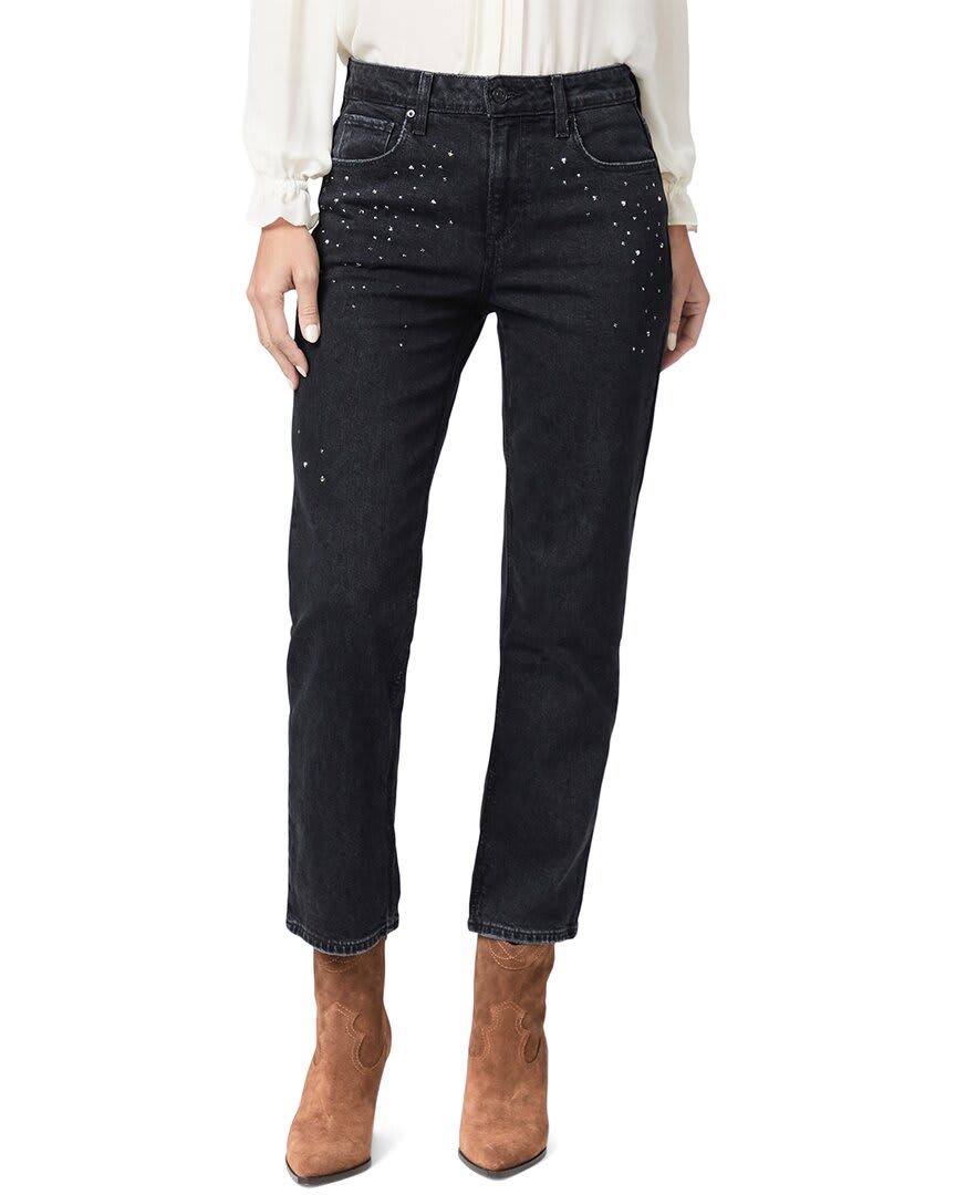 W6198-BLACK QUARTZ EMBELLISHED-